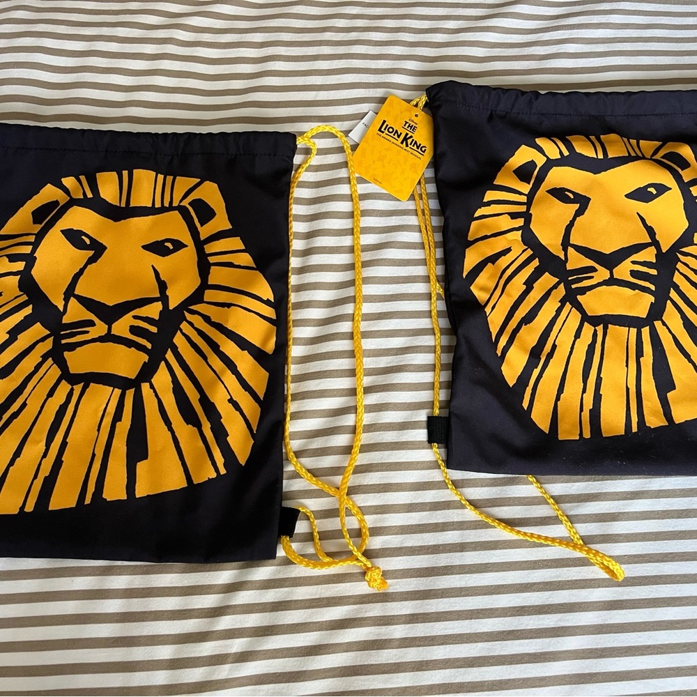 Lion King Draw String Bags